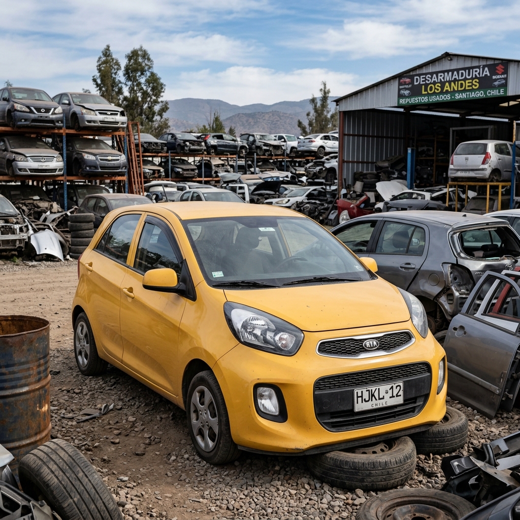 Alternador y Eléctrico Kia Morning 2013 - Desarmaduría Panchito Temuco