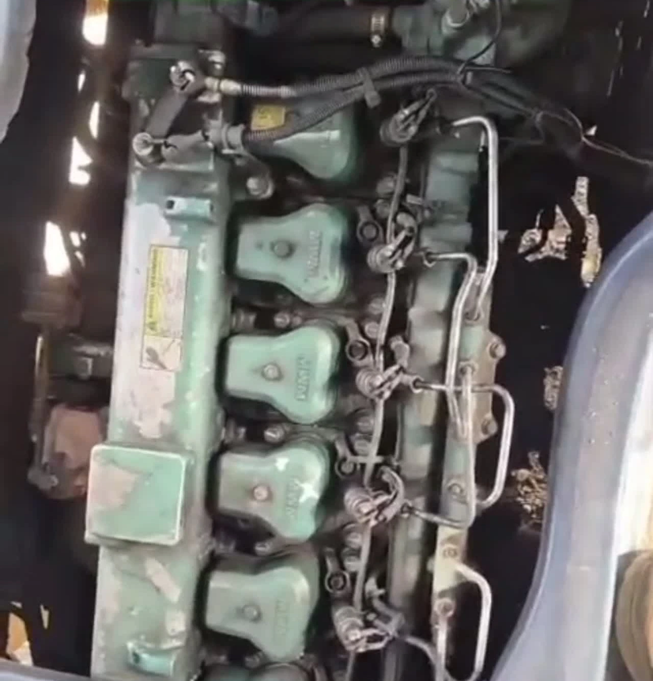 Motor 7.2L Turbo Diésel MWM / Volvo D7E B270F 2013 - Desarmaduría Panchito Temuco