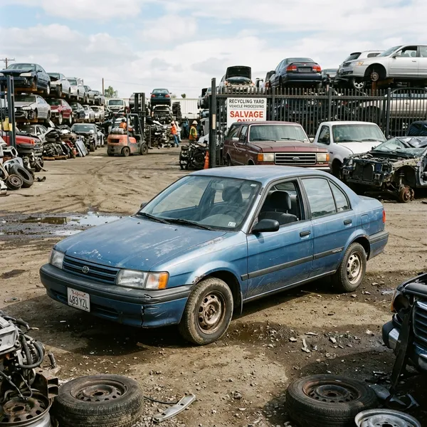 Toyota Tercel DLX 1992 completo — Motor 1.3L